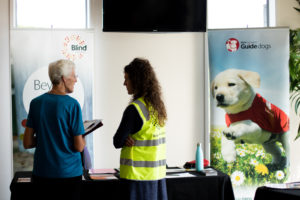 Volunteer expo 2020 guide dogs stand