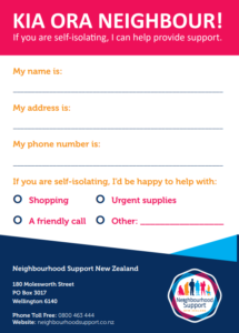 Kia Ora Neighbour Kia ora Neighbour