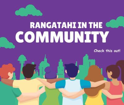 Rangatahi volunteering in Nelson community programme