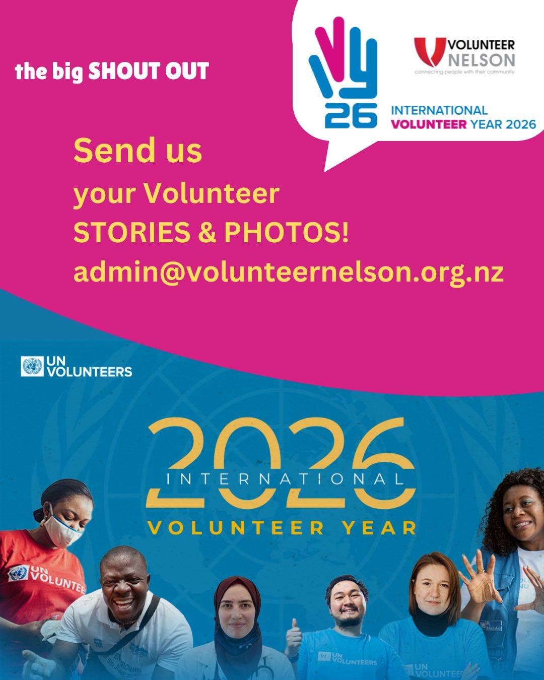 Send Volunteer Nelson your Nelson Tasman volunteering stories