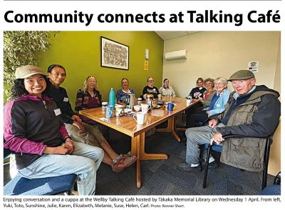 GB Weekly visits Wellby Talking Cafe in Takaka